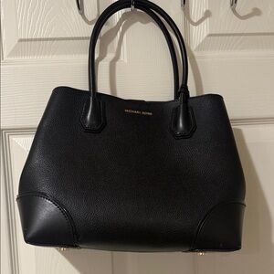 Michael Kors Black Pebbled Leather Tote